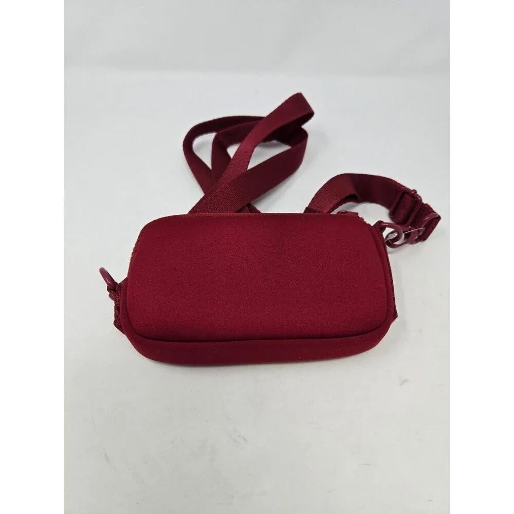 NWOT DAGNE DOVER X SEPHORA MAROON WINE CROSSBODY SLING BAG MINI WOMEN OS TRAVEL